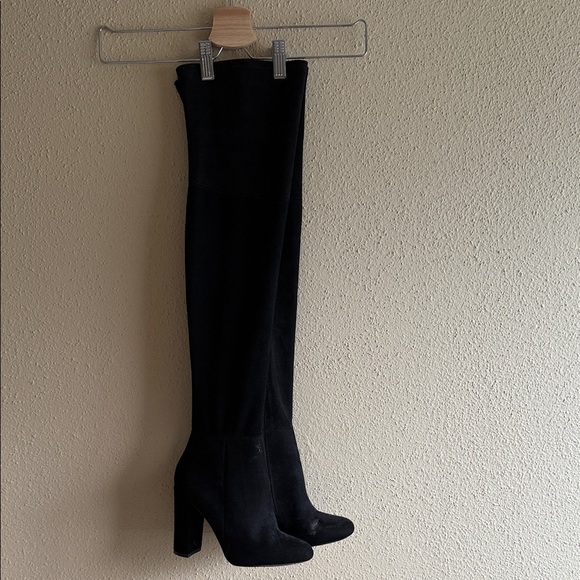 Aldo Black Over-the-Knee Boots - Picture 2 of 3